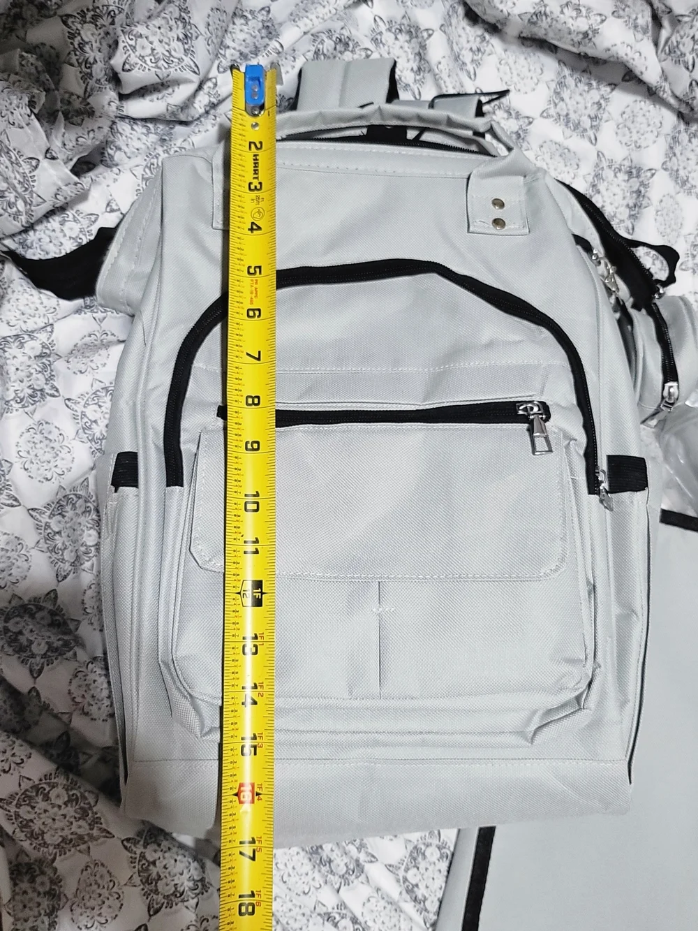 Light Gray Dipper Backpack Carry Bag